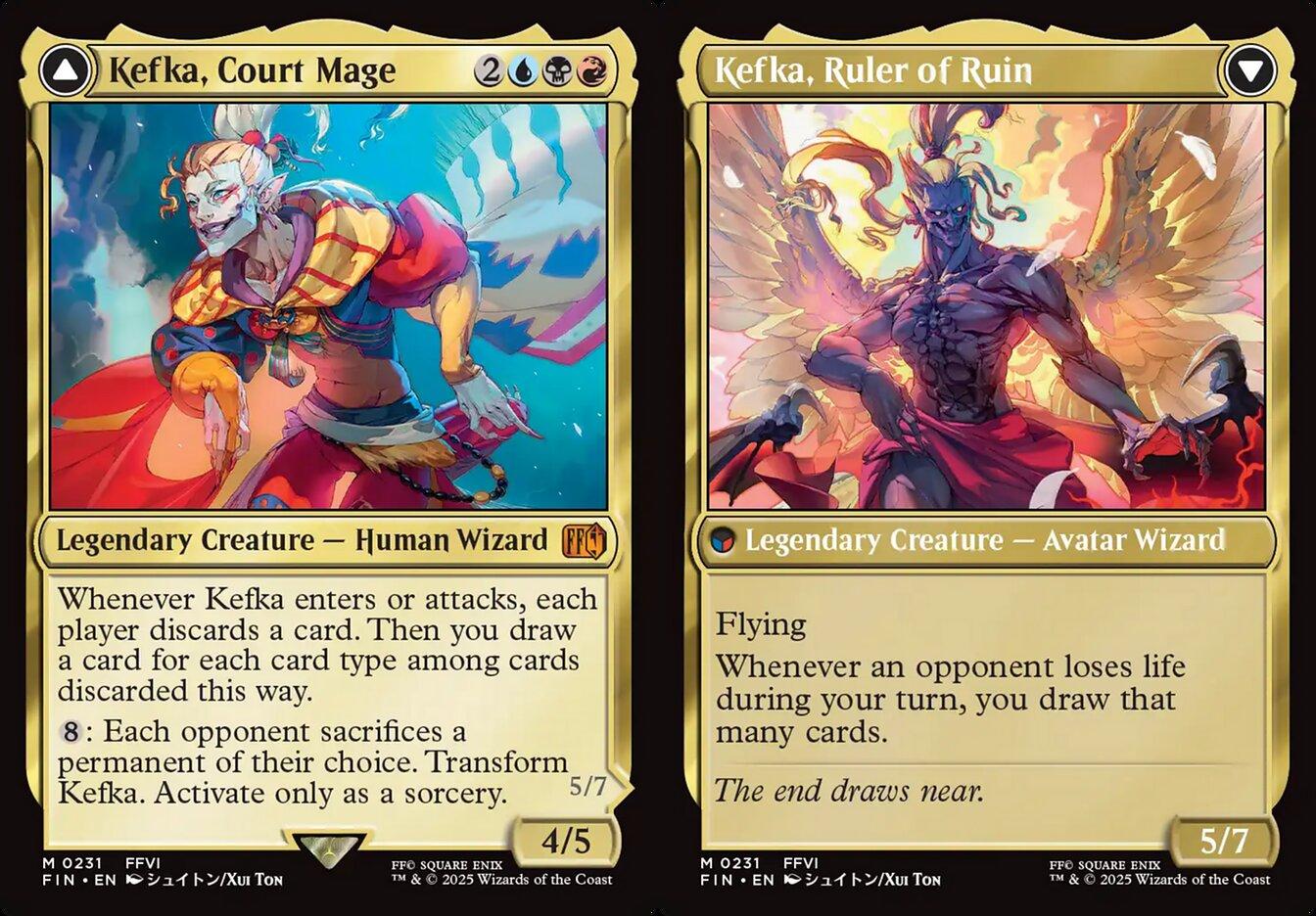 Kefka, Court Mage (マジック：ザ・ギャザリング)　拡張Foil MTG, マジック:ザ・ギャザリング 通販 | ENNDAL GAMES / 【Foil